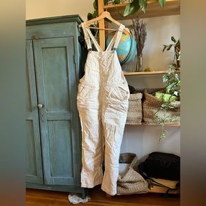 Everlane White Overalls